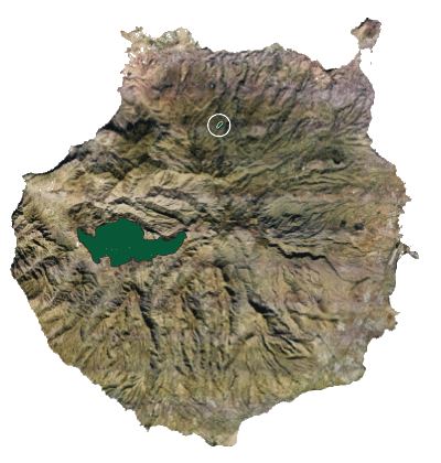 Mapa que muestra las distintas Reservas Naturales Integrales disponibles en Gran Canaria. Puede acceder a la informacin acerca de ellos
  clicando sobre la zona o bien en el listado de enlaces que se encuentra a continuacin